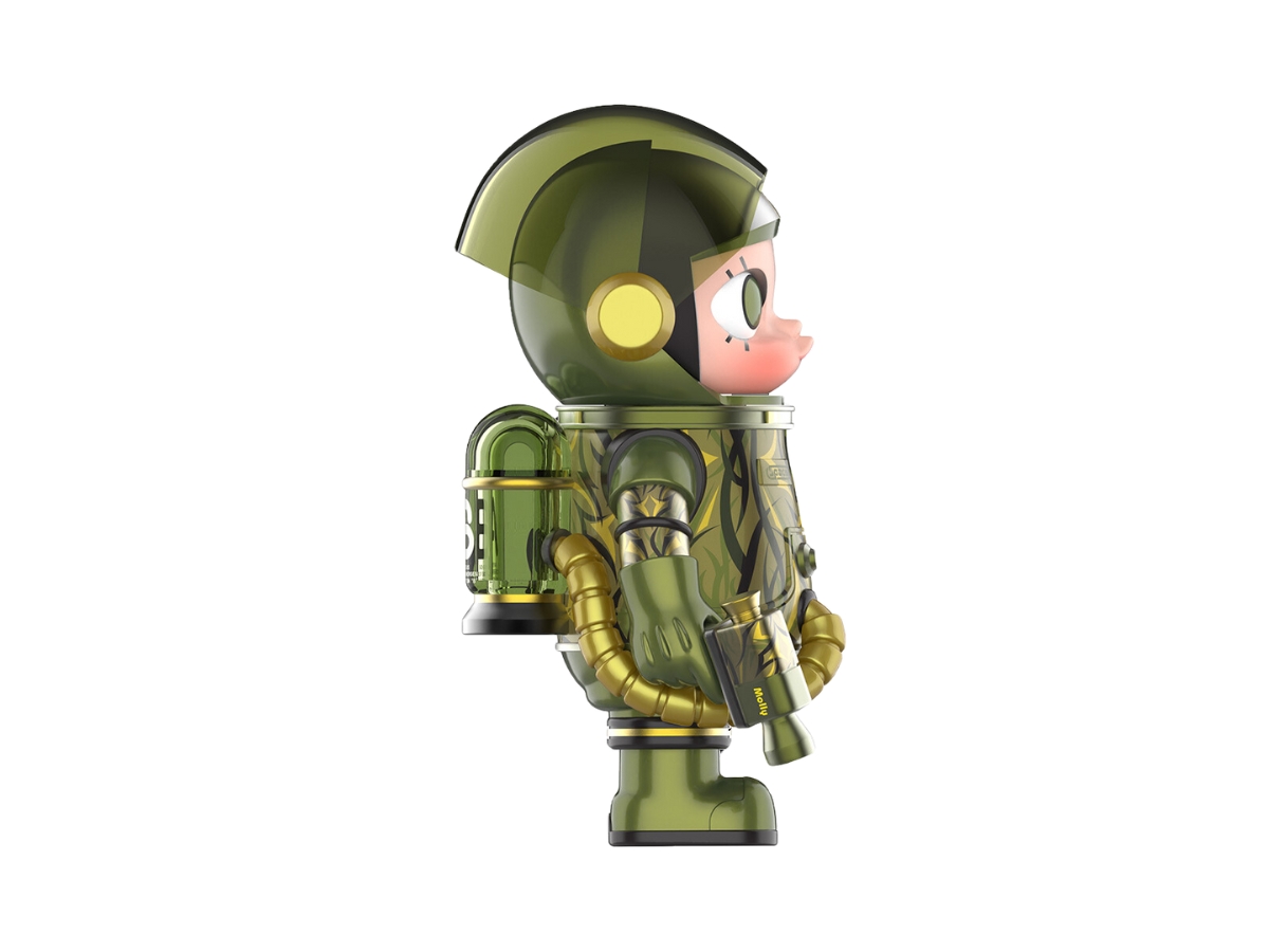 Pop Mart MEGA SPACE MOLLY 100% CLOT Olive Alienegra | ของแท้