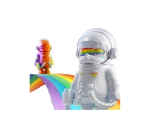 Pop Mart Mega Space Molly Rainbow 400% Blind box