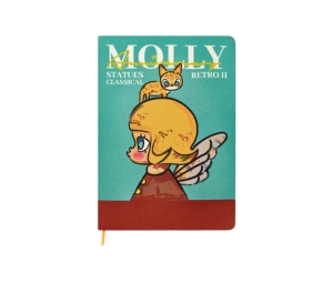 Pop Mart Molly Anniversary Statues Classical Retro 2 Series-Notebook