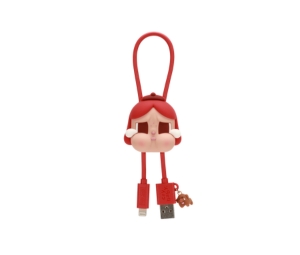 Pop Mart Passionate Red (Crybaby Encounter Yourself Series-Cable Blind Box iPhone)