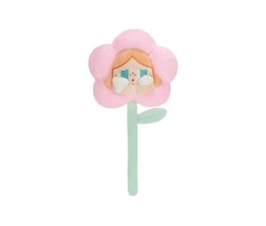 (เช็คการ์ด) Pop Mart Sakura Pink (CRYBABY Sad Club Series-Plush Flower Blind Box)