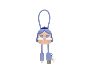 Pop Mart Serene Purple (Crybaby Encounter Yourself Series-Cable Blind Box (iPhone)