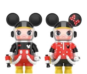 Pop Mart Space Molly Mickey & Minnie Limited Edition 100%