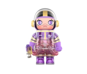 เช็คการ์ด) Pop Mart Blue Hawaii (Mega Space Molly Soft
