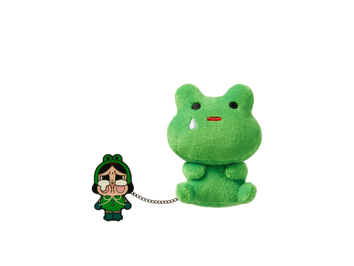 【POPMART】 Crybaby Crying Again Plush Keyring What A Frog What a Frog - CRYBABY Crying Again Series-Vinyl Face Plush