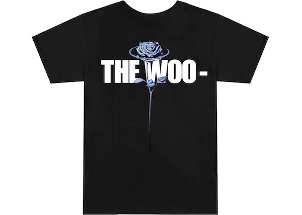 Buy Pop Smoke x Vlone The Woo T-Shirt Black at Sasom – Authentic and Ready to Ship