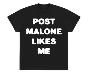 Buy Post Malone Likes Me Tee Black at Sasom – Authentic and Ready to Ship