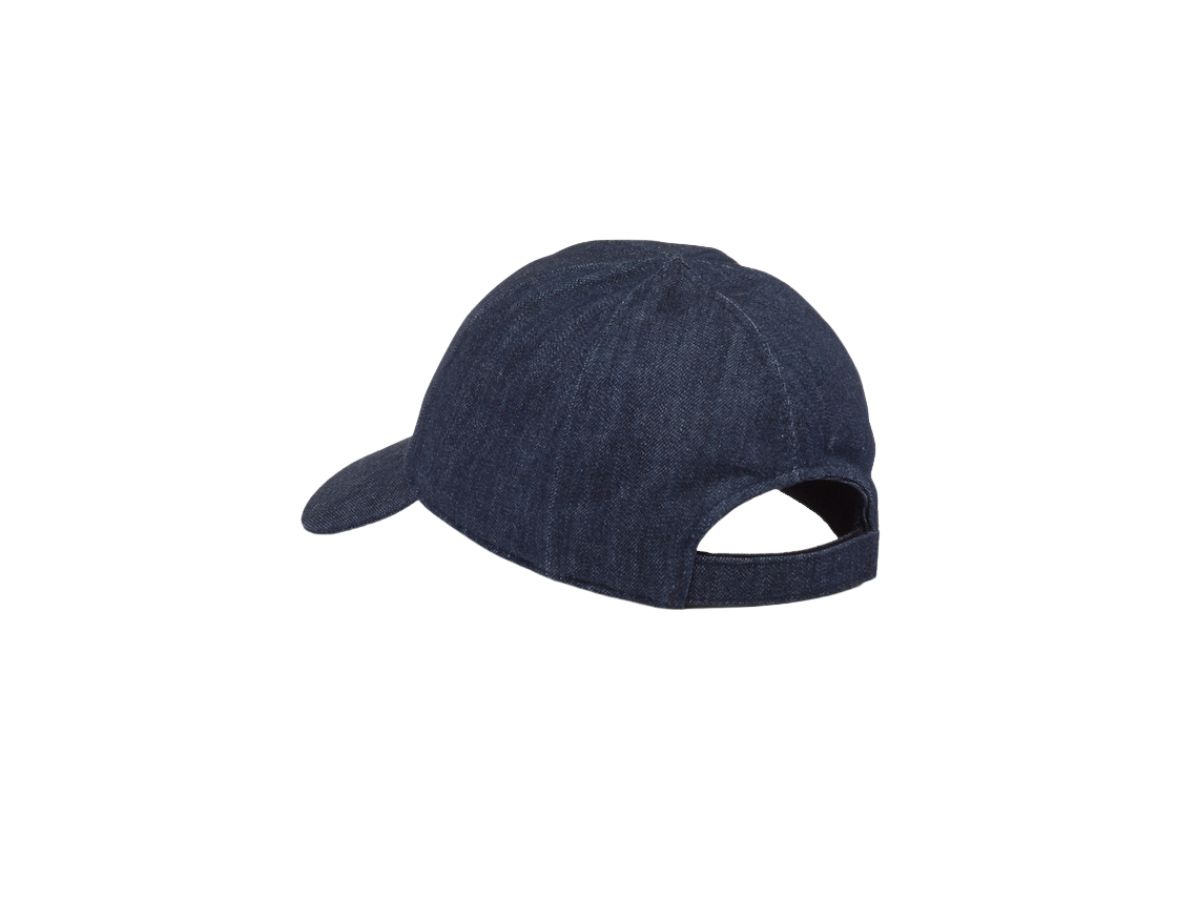 キャップ PRADA FW25 Denim baseball cap (1HC274AJ6 F0008) Navy Denim baseball cap | PRADA