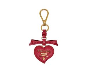 Prada discount heart keychain