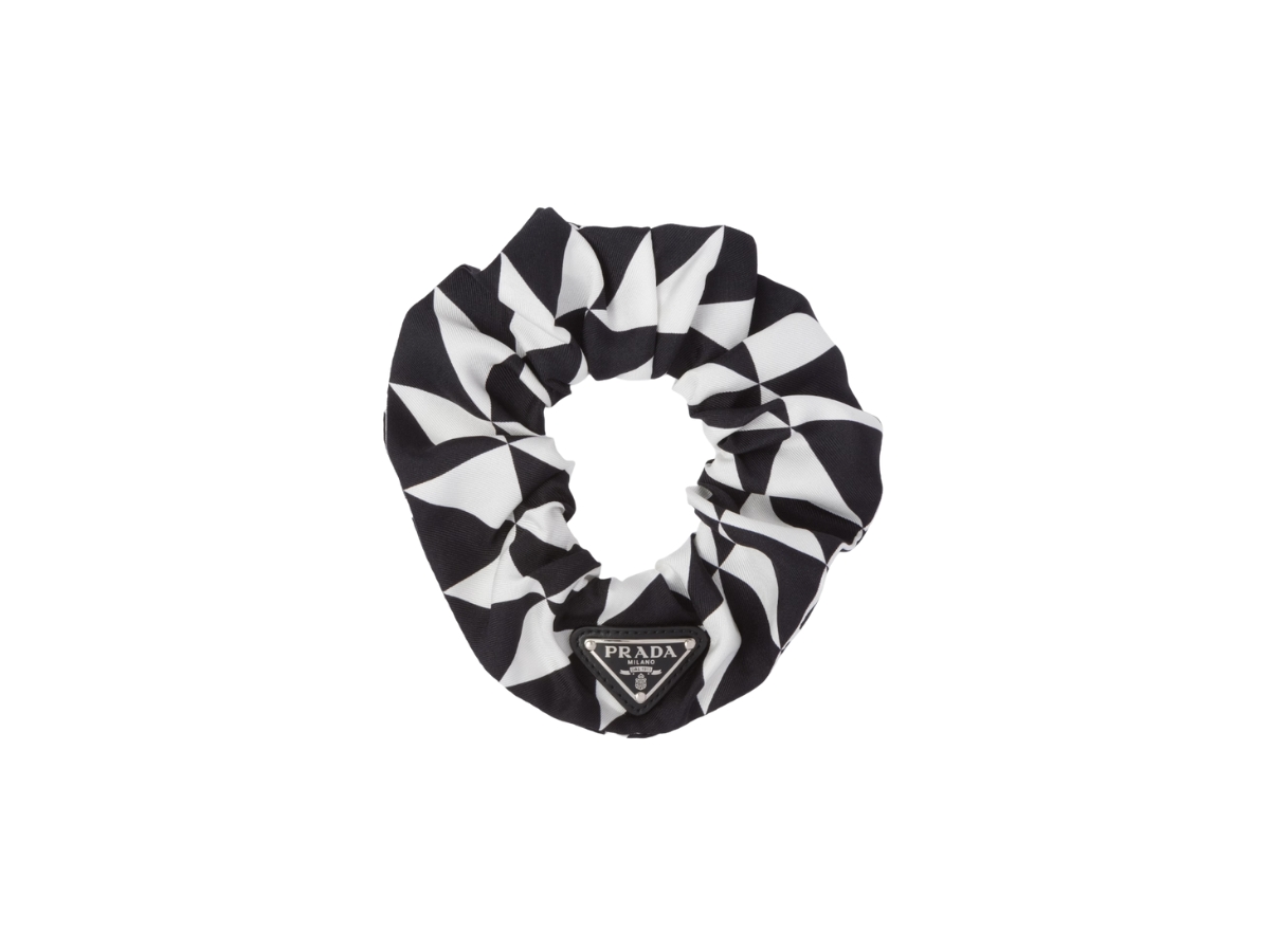 キャップ PRADA Printed Twill Scrunchie Prada Printed Twill Scrunchie | Grailed