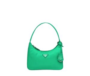 Prada Re-Edition 2000 Nylon Bag Mini Mint Green in Nylon with