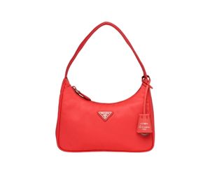 Prada Re-Edition 2005 Shoulder Bag Nylon Red in Nylon/Saffiano