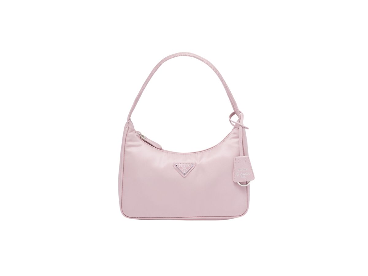 Alabaster Pink Prada Re-edition 2005 Re-nylon Mini Bag