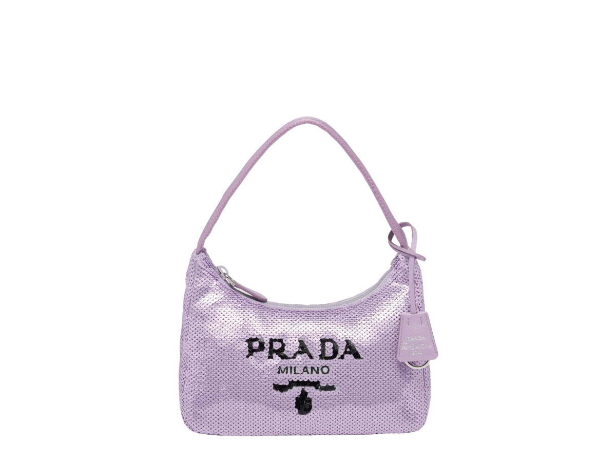 Prada Re-Edition 2000 Sequined Mini Bag