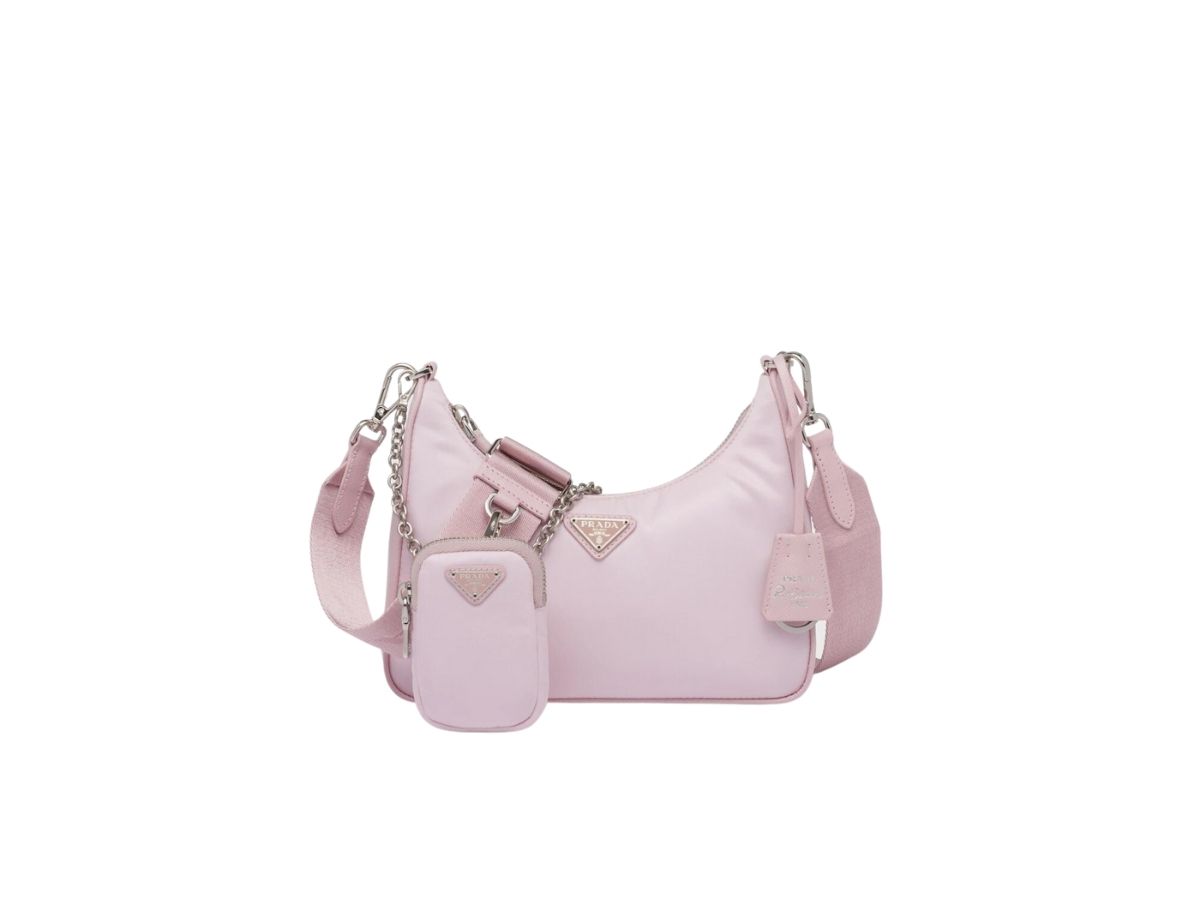 Prada Re-Edition 2005 Re-Nylon Mini Bag Alabaster Pink
