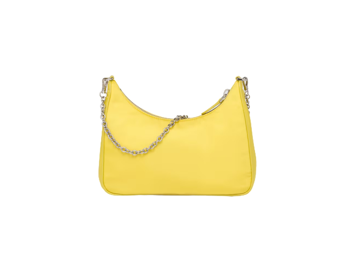Prada Re-Edition 2005 Re-Nylon Bag With Enameled Metal Triangle 