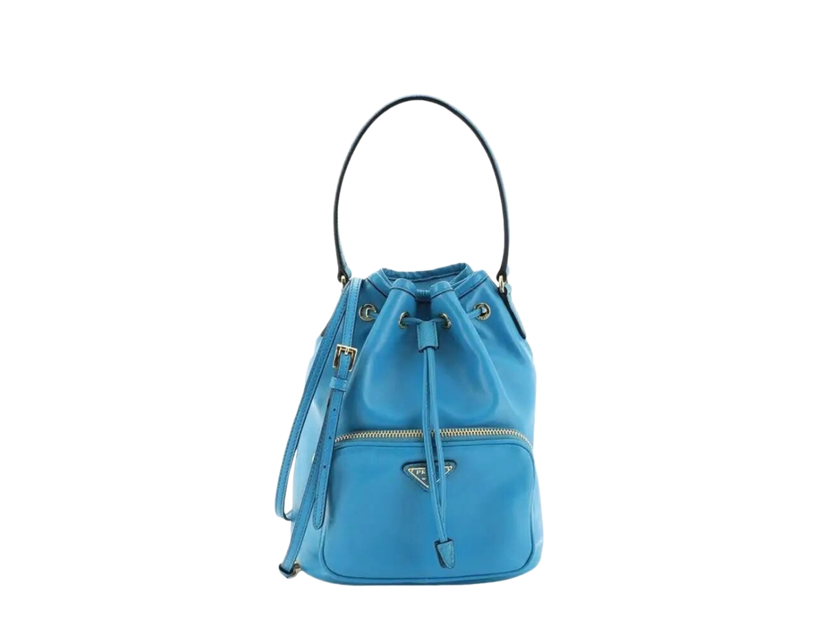 SASOM | กระเป๋า Prada Re-Nylon Bucket Bag In Saffiano Calfskin With ...