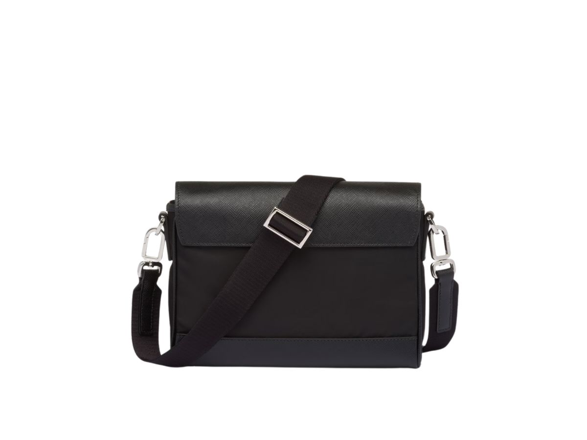 Prada Re-Nylon Shoulder Bag Embellished With Luxurious