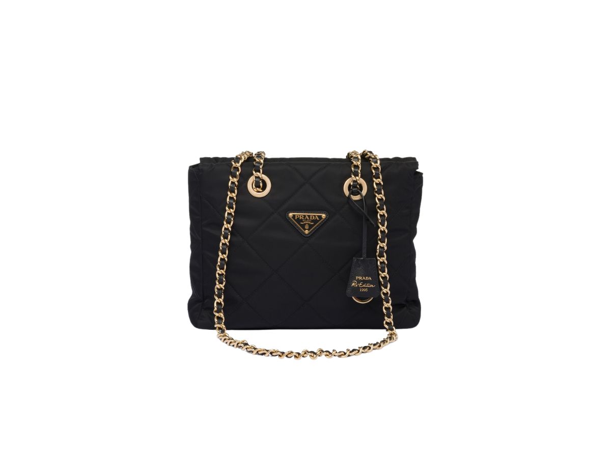 PRADA｜ (1BG468 2AOS F0002) PRADA Chain Shoulder Bag 1BG468 Re Edition 1995 Re Nylon