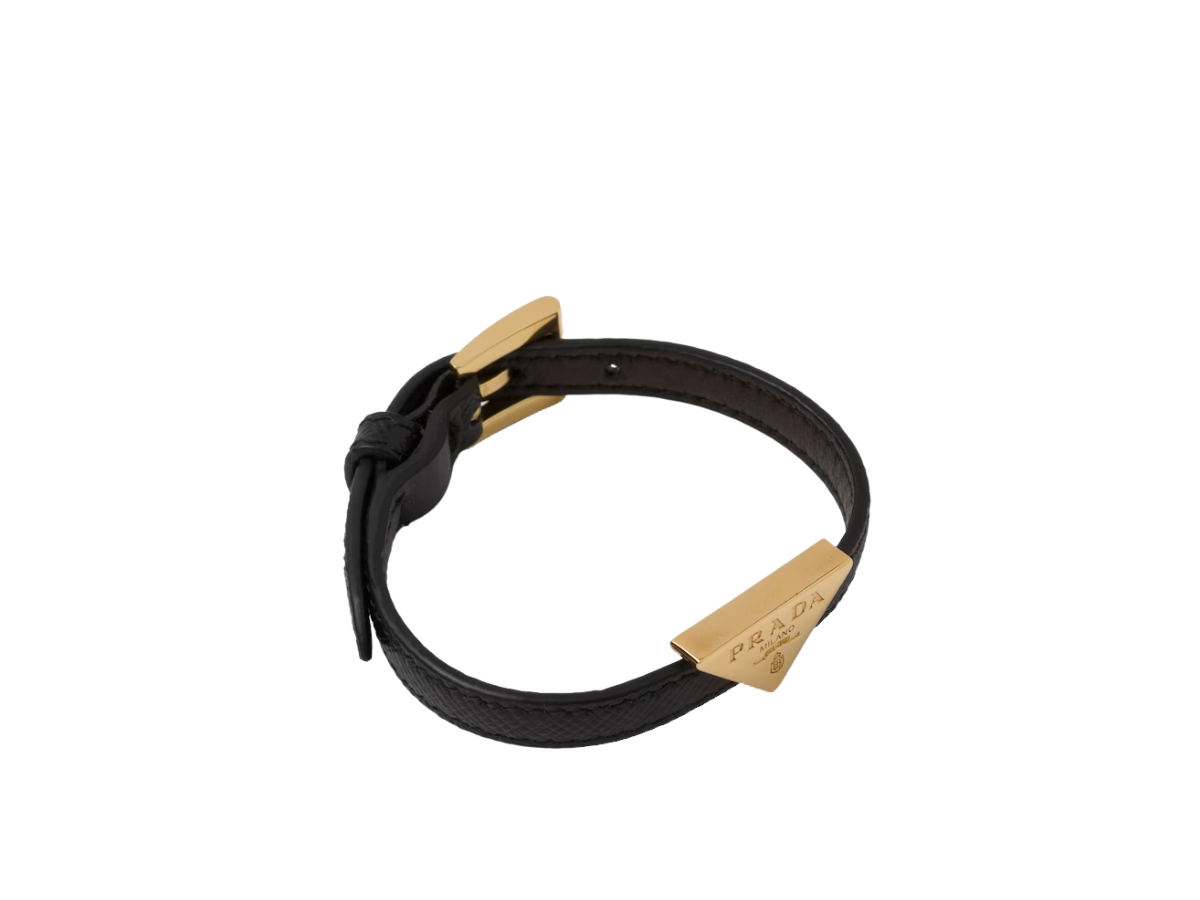saffiano leather bracelet prada