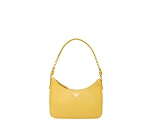 Sunny Yellow Prada Re-edition 2005 Saffiano Leather Bag