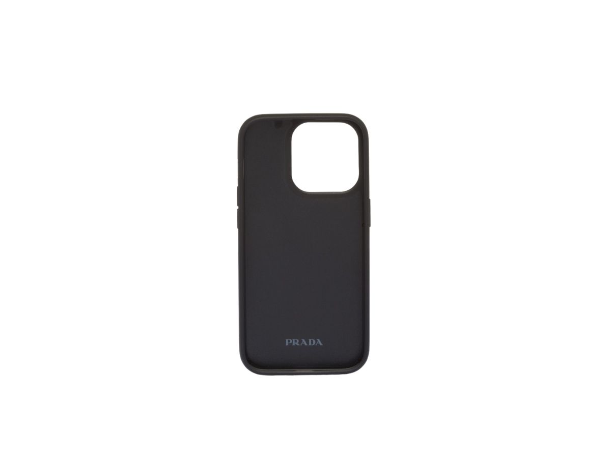 Prada Satin cover for iPhone 14 Pro With Synthetic Crystals And