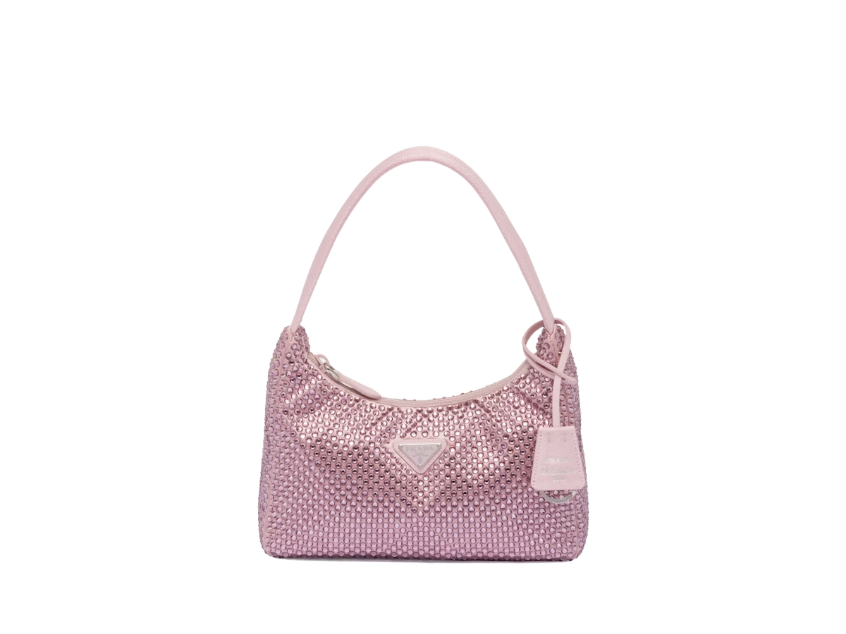 Prada silk store net bag