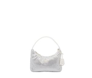 Crystal Satin Mini-bag With Crystals