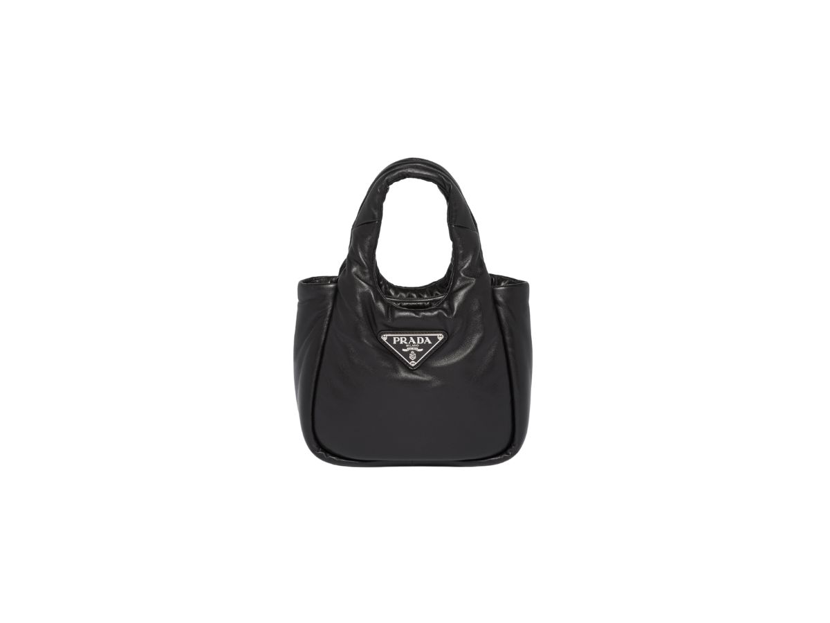 Prada Small Logo Soft Leather Shoulder Bag