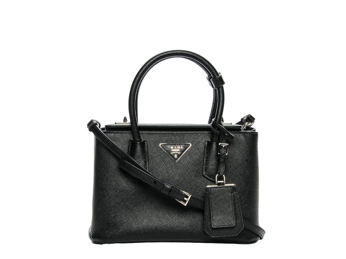 SASOM  Prada Re-Nylon And Saffiano Single Buckle Leather