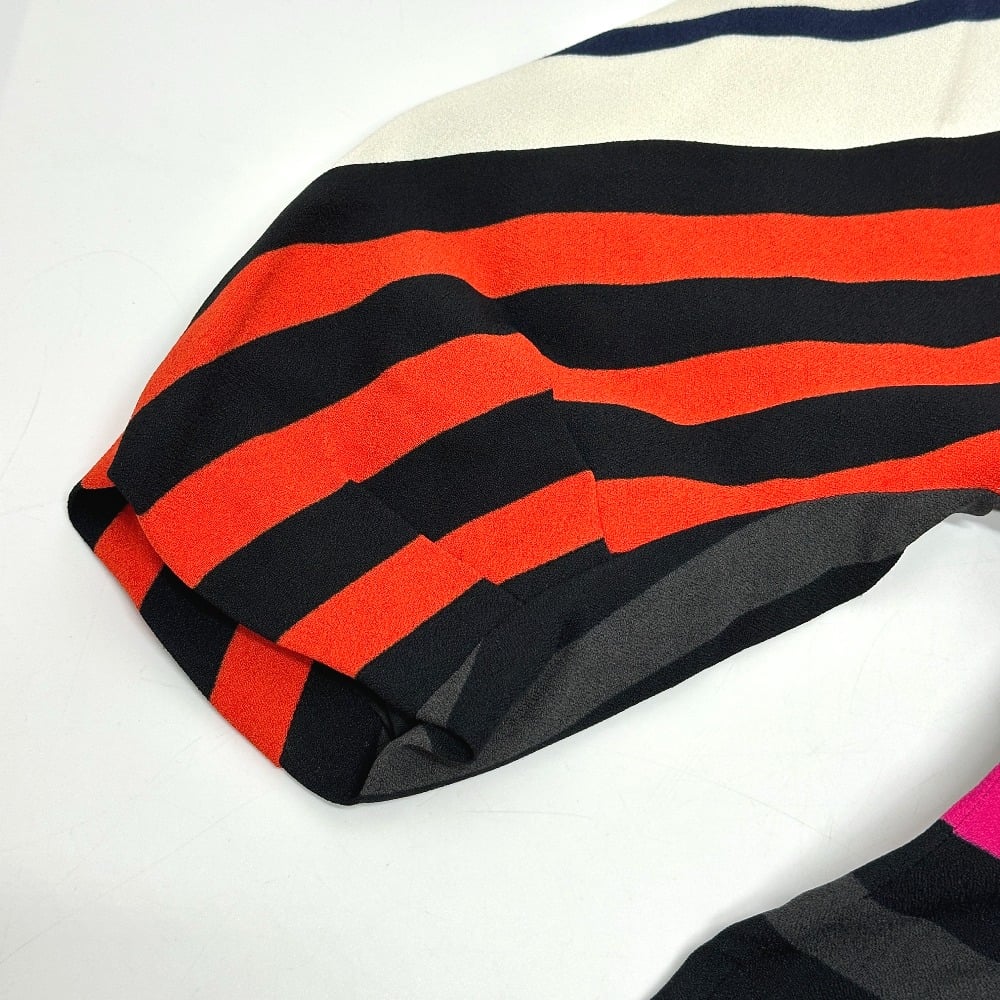 PRADA PRADA Stripped Short sleeve Dress Multicolore - view 4