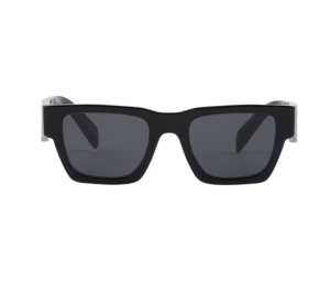 Buy Prada Symbole Sunglasses In Black Recycled Bio-acetate Frame With Slate Gray Lenses at Sasom – Authentic and Ready to Ship
