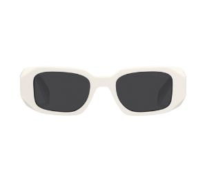Prada Symbole Sunglasses Slate Gray Lenses Chalk White