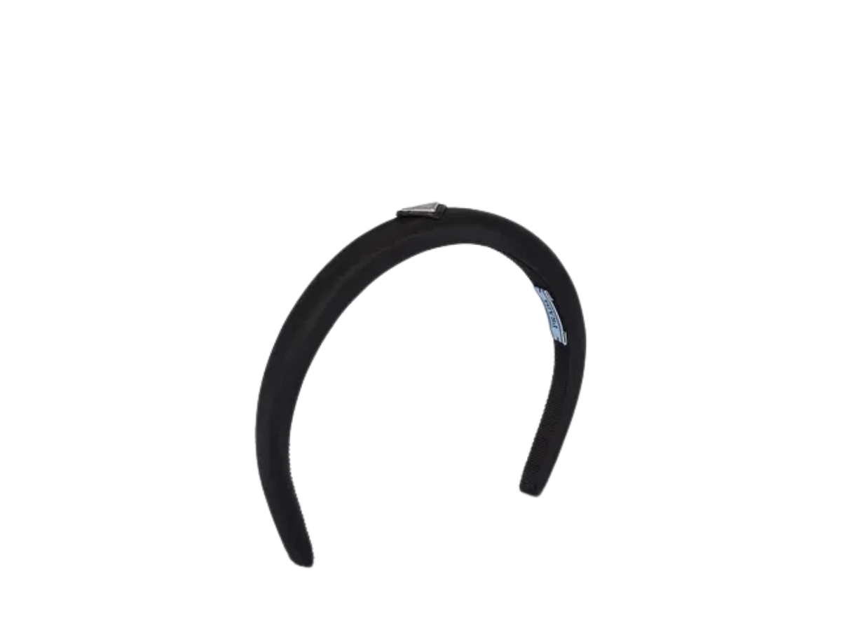 Buy Prada Re-Nylon Brand-Plaque Headband Black at Sasom – Authentic and Ready to Ship
