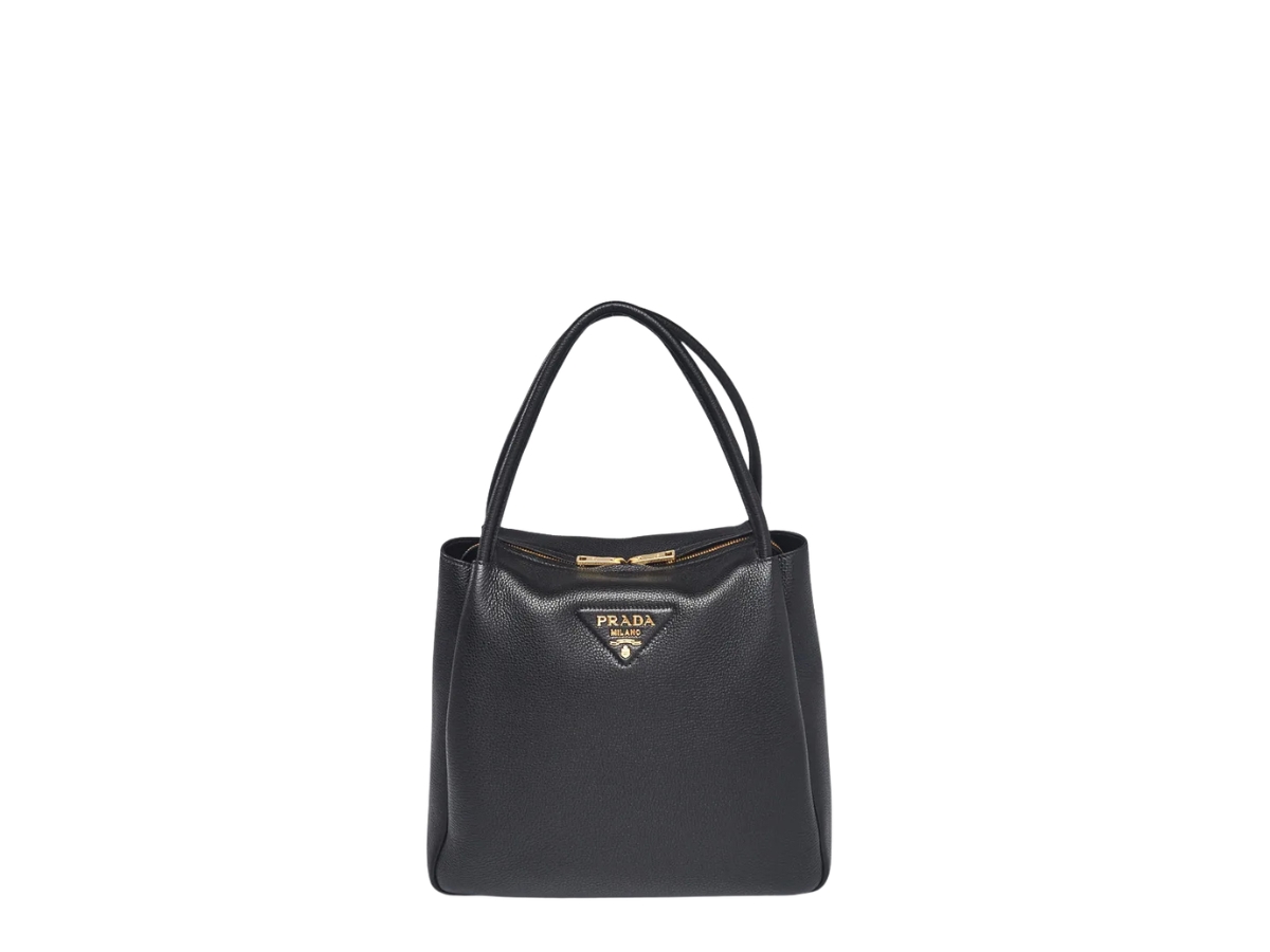 Buy Prada Vitello Daino Medium Tote Bag Nero at Sasom – Authentic and Ready to Ship