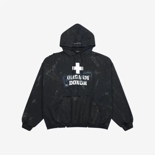★関税込★Project G/R Verified Orgasm Donor Hoodie Dirty 黒 Buy Project G/R Orgasm Donor Hoodie Washed Black | SASOM