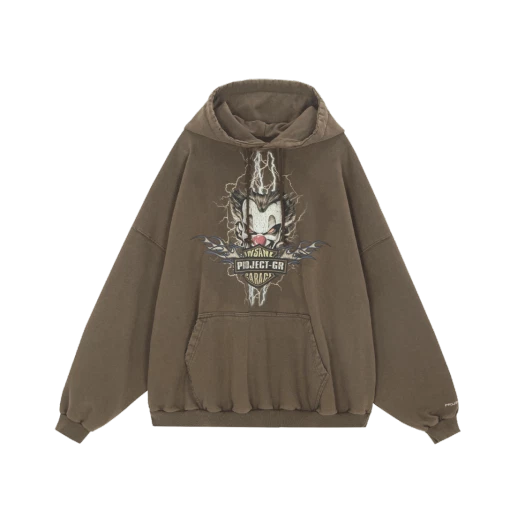 Project G/R Verified Orgasm Donor Hoodie Dirty Black