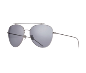 Projekt Produkt GL-8 C.WG Sunglasses In Silver Titanium Frame With Silver Mirror Lenses