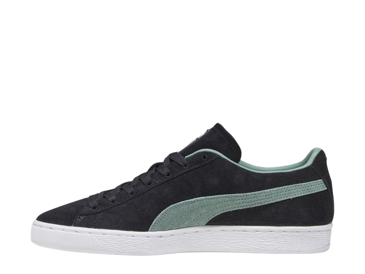 Puma suede classic black 2025 electric green