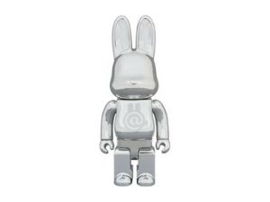 BE@RBRICK mastermind JAPAN SILVER 1000％ mastermind JAPAN 1000% BEARBRICK Silver Chrome Ver. unboxing