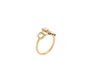 Buy Dior CD Garden Ring Gold And Mother-Of-Pearl at Sasom – Authentic and Ready to Ship