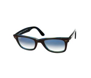 Ray-Ban RB 2140 Sunglasses In Black Plastic Frame With Blue Lenses