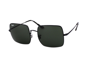 Buy Ray-Ban Square 1971 Classic In Polished Black Frame With Green Lenses at Sasom – Authentic and Ready to Ship