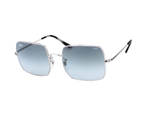 Buy Ray-Ban Square 1971 Classic In Polished Silver Frame With Blue Gradient Lenses at Sasom – Authentic and Ready to Ship