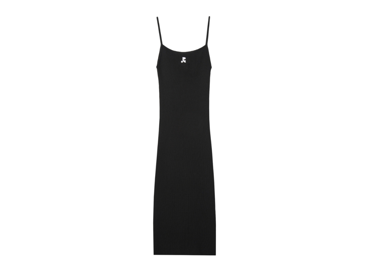 Buy Rest & Recreation Knit Long Dress Black | SASOM