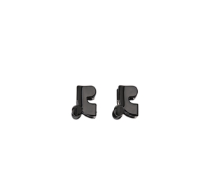 Rest & Recreation Logo Hair Clip(S) Black