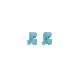 Rest & Recreation Logo Hair Clip(S) Blue