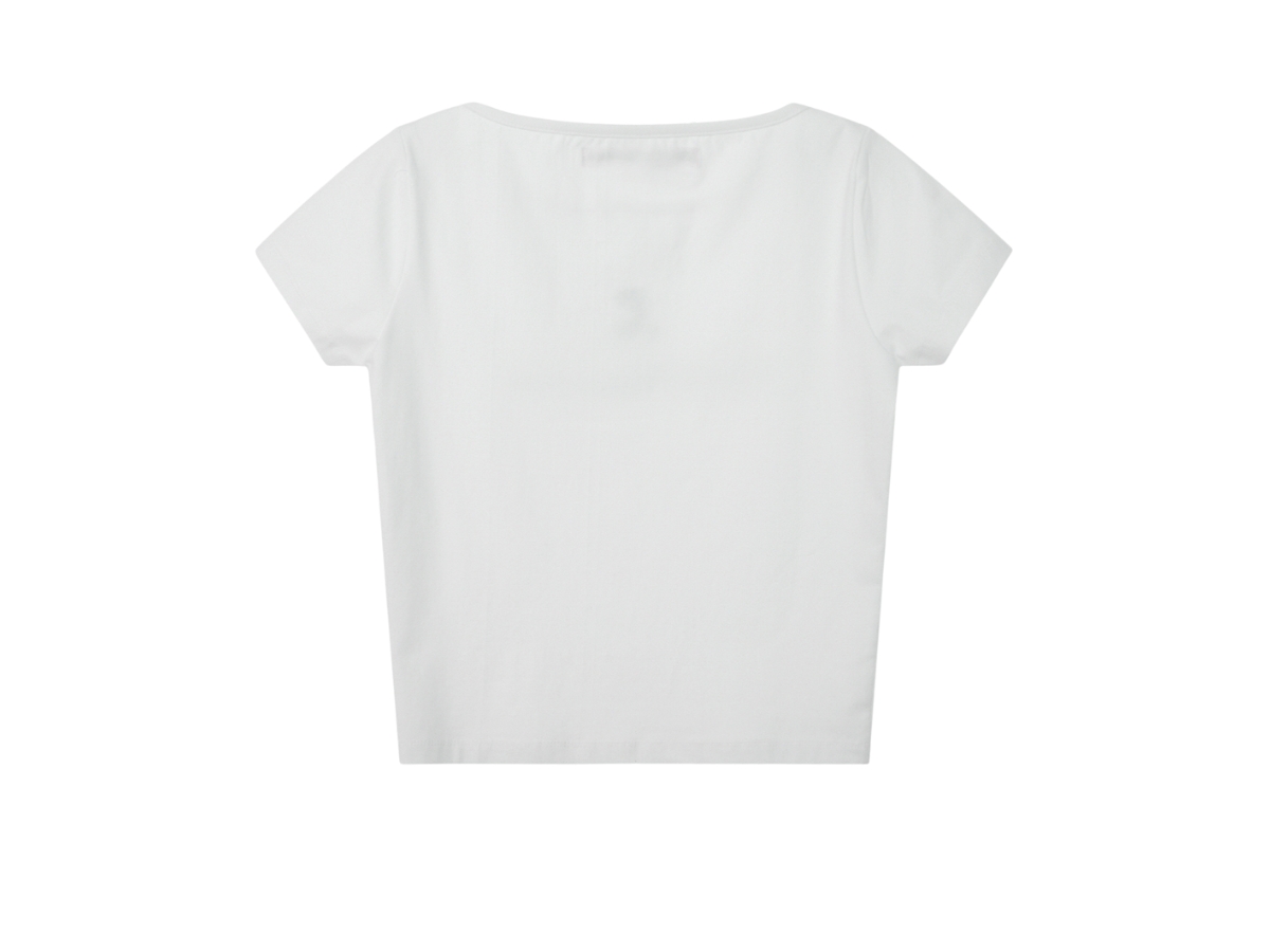 Tシャツ・カットソー Rest & Recreation LOGO LIP NECK T-SHIRT 4BFK589 Buy Rest & Recreation Logo Lip Neck T-Shirt White | SASOM