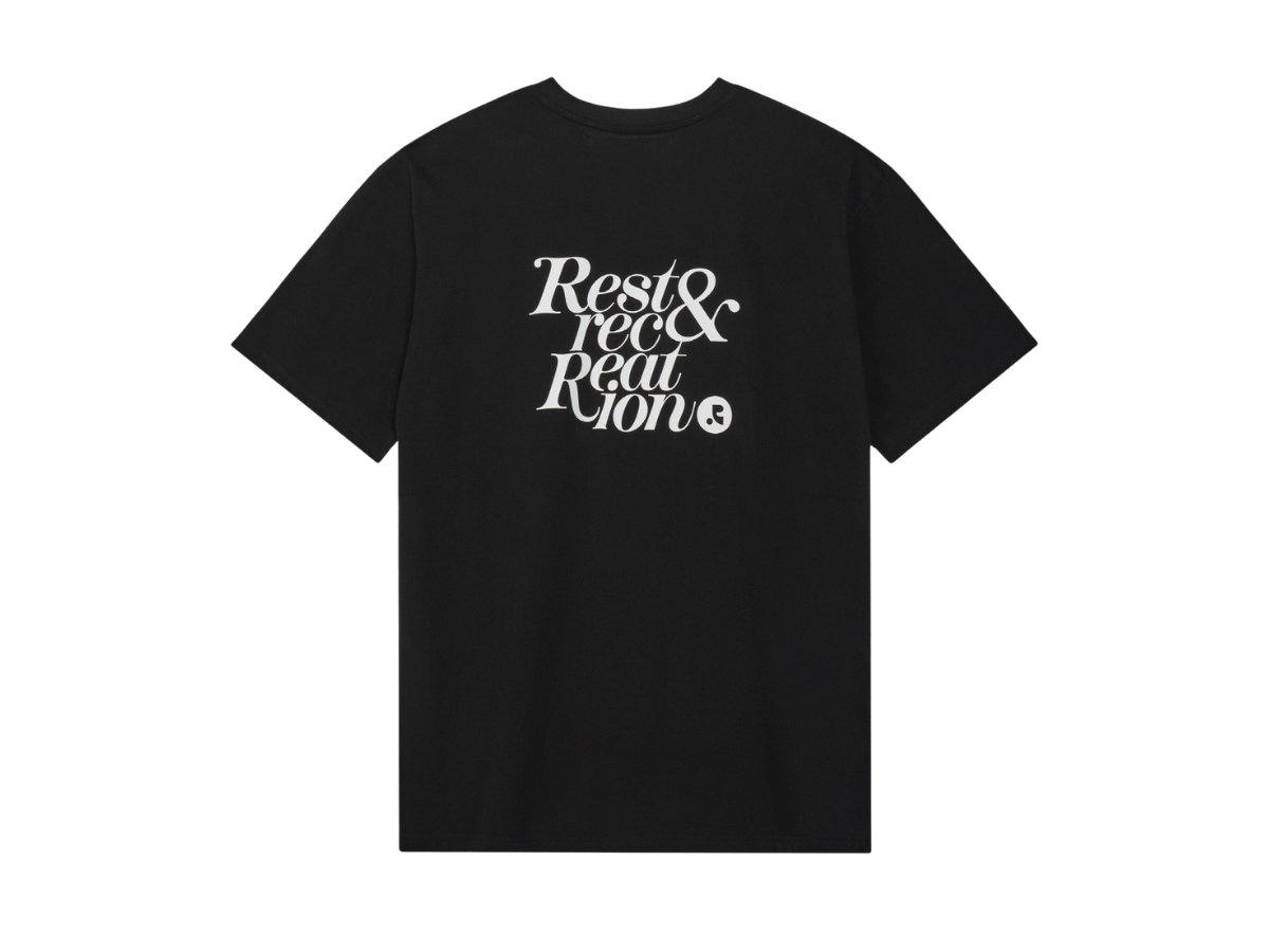 Tシャツ・カットソー Rest & Recreation POCKET CREWNECK T-SHIRT 4BFK595 Rest & Recreation Pocket Crewneck T-Shirt Black | ของแท้