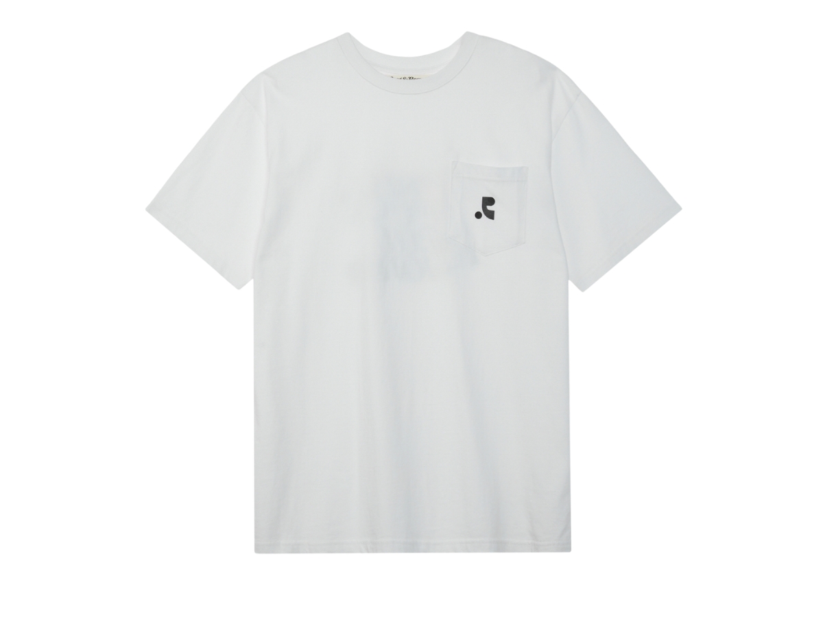【REST&RECREATION】 POCKET CREWNECK T-SHIRT Rest & Recreation Pocket Crewneck T-Shirt White | ของแท้